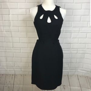 Andrea Polizzi black cut out dress size 4